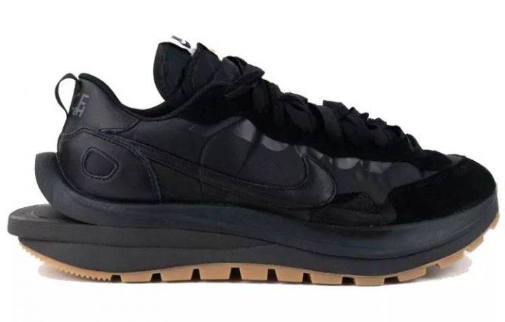 Sacai x Nike Vaporwaffle “Nylon Black” 黑灰 生胶 DD1875-001