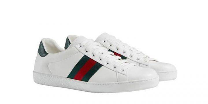 古驰 GUCCI 古驰 Ace系列 小牛皮 运动鞋 白色 386750 A3830 9071-1