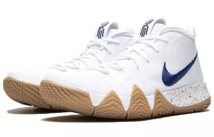 耐克 Nike Kyrie 4 “Uncle Drew” 德鲁大叔 蓝白 实战篮球鞋 943806-100