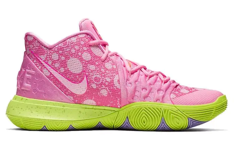 耐克 SpongeBob SquarePants x Nike Kyrie 5 欧文5 派大星 Patrick Star 粉 海绵宝宝 实战篮球鞋 CJ6951-600