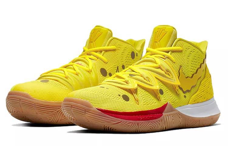 耐克 SpongeBob SquarePants x Nike Kyrie 5 欧文5 海绵宝宝 黄 实战篮球鞋 CJ6951-700