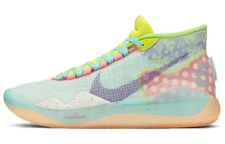 Nike KD 12 EYBL 粉蓝 实战篮球鞋 男女同款 CK1195-300