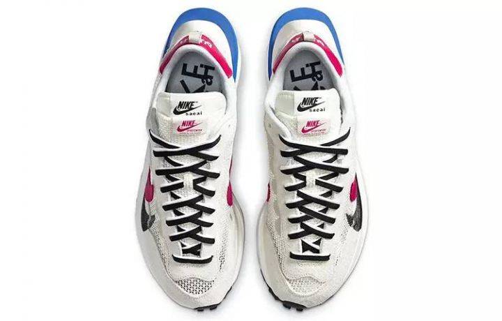 Sacai x Nike VaporWaffle “Royal Fuchsia” 灰白 男女同款 CV1363-100