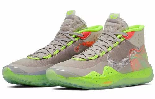 Nike KD 12 “90’s Kid” 灰绿 实战篮球鞋 男女同款 AR4229-900