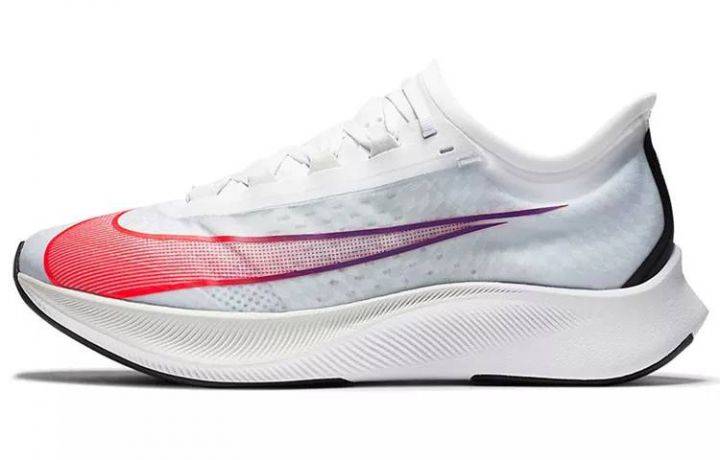 耐克 Nike Zoom Fly 3 白粉 男女同款 AT8240-103