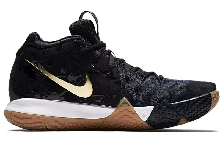 耐克 Nike Kyrie 4 欧文4 黑金 实战篮球鞋 943807-403