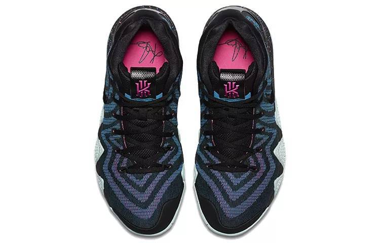 耐克 Nike Kyrie 4 Laser Fuchsia 欧文4 黑色 实战篮球鞋 943807-007