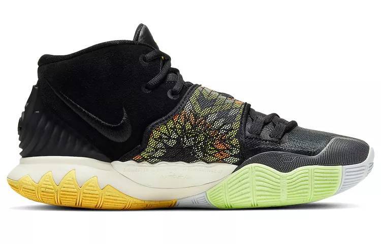 耐克 Nike Kyrie 6 “N7”  黑绿橙 国外版 实战篮球鞋 DA1348-001