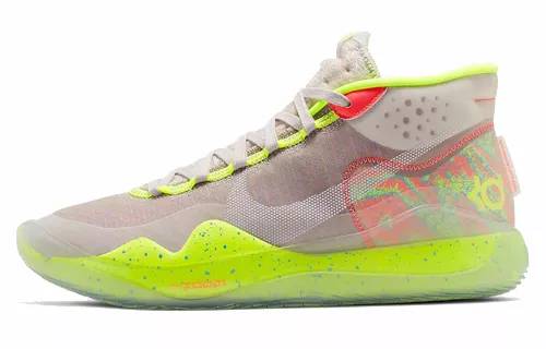 Nike KD 12 “90’s Kid” 灰绿 实战篮球鞋 男女同款 AR4229-900