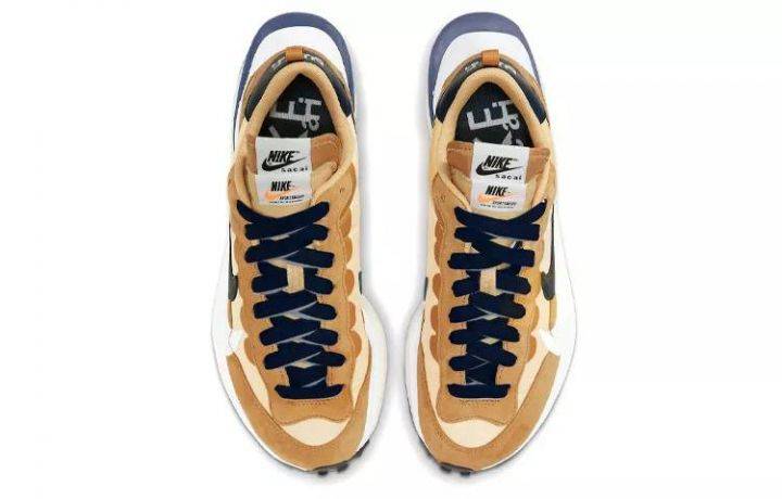 Sacai x Nike VaporWaffle “Sesame and Blue Void” 芝麻 卡其 男女同款 DD1875-200