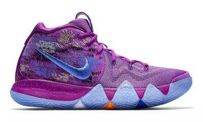 79726479c8e7401dbb5c14c2f813e4e3 1 400x240 - 耐克 Nike Kyrie 4 Confetti 欧文4 鸳鸯 紫黄 实战篮球鞋 AA2897-900