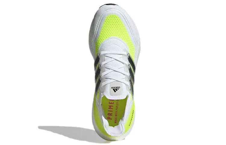 阿迪达斯 adidas Ultra Boost 2021 白黄 男女同款 FY0377