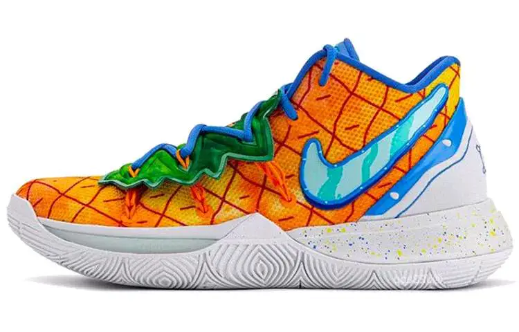 耐克 SpongeBob SquarePants x Nike Kyrie 5 欧文5 海绵宝宝 黄 实战篮球鞋 CJ6951-700