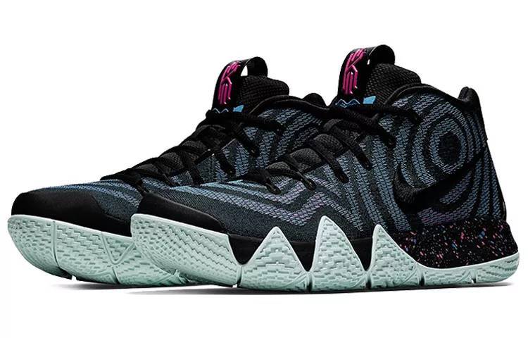 耐克 Nike Kyrie 4 Laser Fuchsia 欧文4 黑色 实战篮球鞋 943807-007