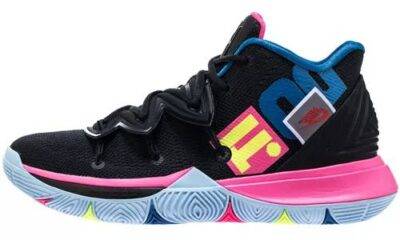 80777e23bafa4734a8143f8b7a863ddf 400x240 - 耐克 Nike Kyrie 5 Just Do It 黑粉 实战篮球鞋 AO2919-003