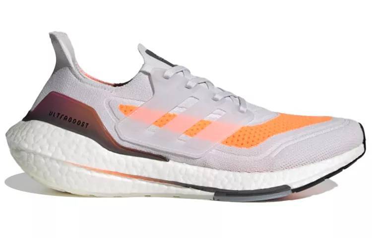 阿迪达斯 adidas Ultra Boost 21 灰橙 FY0375