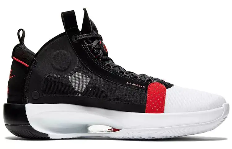 乔丹 Air Jordan 34 Bred 黑白 实战篮球鞋 AR3240-100