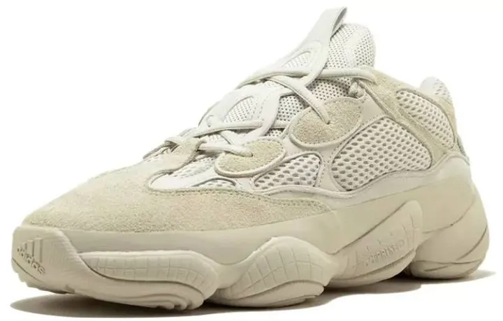 阿迪达斯 adidas originals Yeezy 500 Blush Desert Rat 灰白 男女同款 DB2908