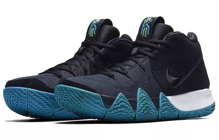 耐克 Nike Kyrie 4 Dark Obsidian 黑蓝 实战篮球鞋 943806-401