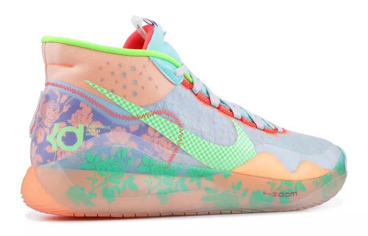 Nike KD 12 EYBL 杜兰特12 彩色 实战篮球鞋 CQ4301-900