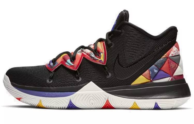 耐克 Nike Kyrie 5 CNY 欧文5 新年 百家衣 黑彩 实战篮球鞋 AO2919-010