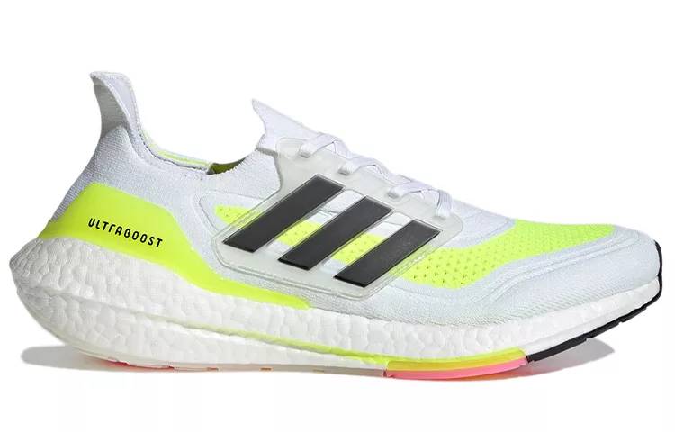 阿迪达斯 adidas Ultra Boost 2021 白黄 男女同款 FY0377