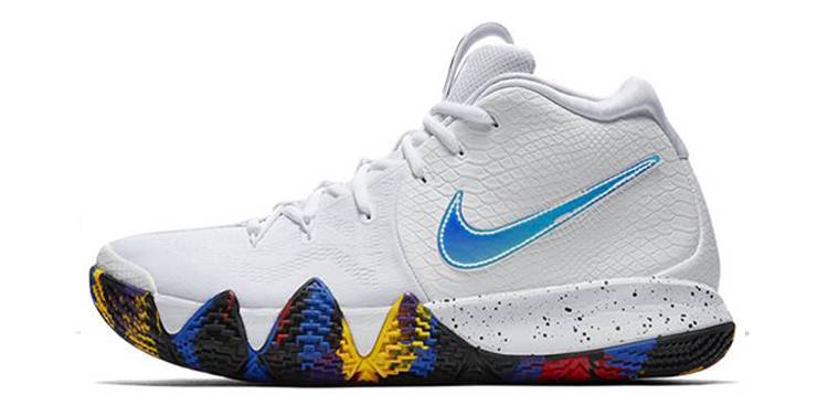 耐克 Nike Kyrie 4 ‘NCAA Tournament’ 欧文4 白色 实战篮球鞋 943807-104