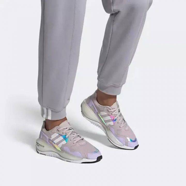 阿迪达斯 adidas originals Zx Alkyne W女款 紫白 FY5384-1