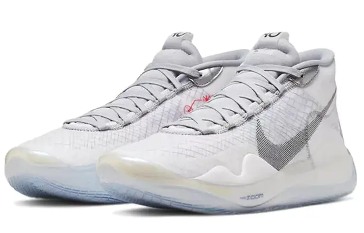 Nike Zoom KD 12 White Wolf Grey 杜兰特 太极阴阳 灰白 实战篮球鞋 男女同款 CK1195-101