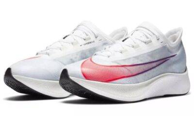b1b9bdd9a59140cf89b5cc1ab55ee0ba 400x240 - 耐克 Nike Zoom Fly 3 白粉 男女同款 AT8240-103