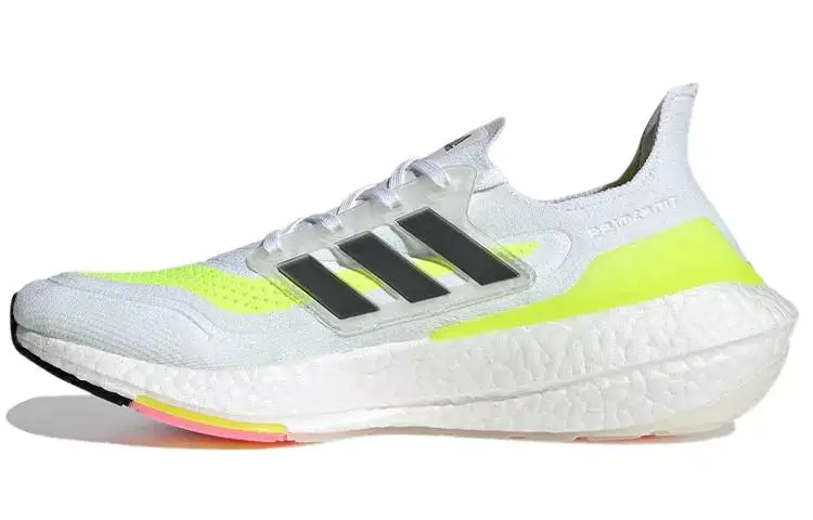 阿迪达斯 adidas Ultra Boost 2021 白黄 男女同款 FY0377