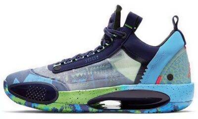 bb86e921d72e4cef962d13d1b8e3c759 1 400x240 - 乔丹 Air Jordan 34 Low 蓝绿 国外版 实战篮球鞋 CZ7747-500
