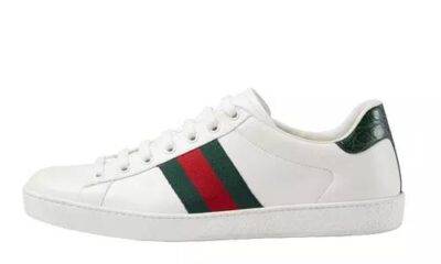 c848f199df4243759fd550adb840512d 400x240 - 古驰 GUCCI 古驰 Ace系列 小牛皮 运动鞋 白色 386750 A3830 9071