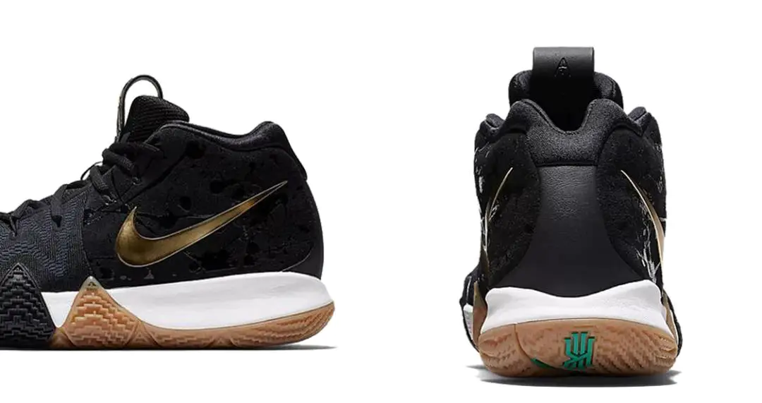 篮球鞋, 球鞋, 实战篮球鞋 - 耐克 Nike Kyrie 4 欧文4 黑金 实战篮球鞋 943807-403