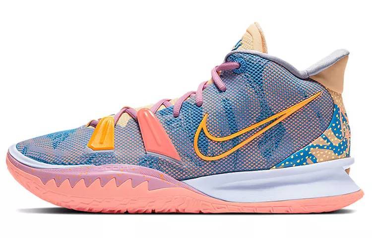 耐克 Nike Kyrie 7 “Expressions” 艺术主题 蓝粉 实战篮球鞋 国外版 男女同款 DC0588-003