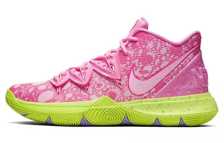 耐克 SpongeBob SquarePants x Nike Kyrie 5 欧文5 派大星 Patrick Star 粉 海绵宝宝 实战篮球鞋 CJ6951-600