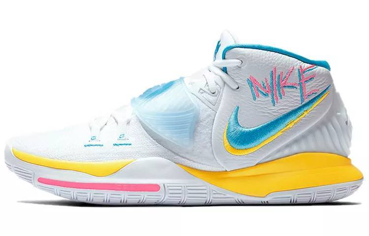 耐克 Nike Kyrie 6 "Neon Graffiti" 涂鸦 南海岸 实战篮球鞋 国外版 男女同款 BQ4630-101
