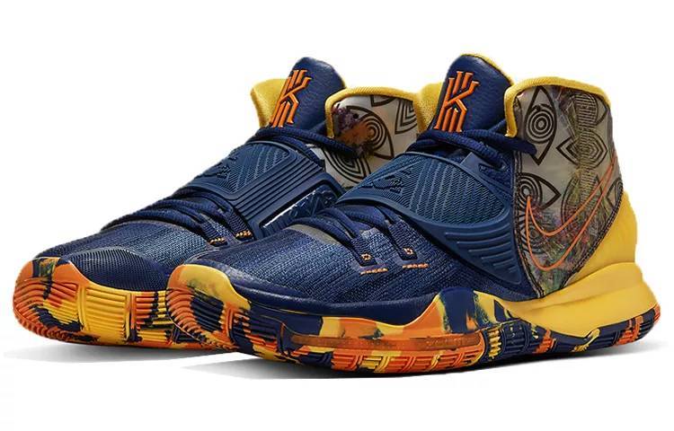 耐克 Nike Kyrie 6 Pre-Heat “Taipei” 蓝黄 城市限定 台北 实战篮球鞋 CQ7634-401
