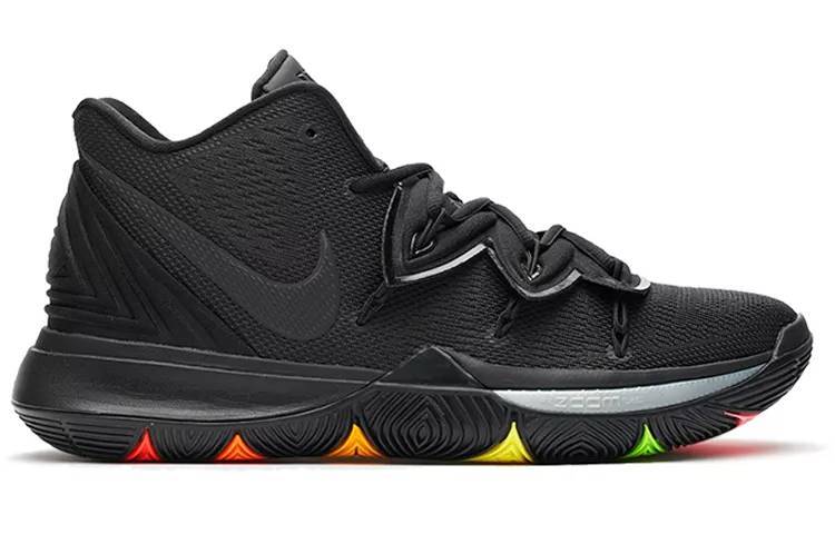 耐克 Nike Kyrie 5 欧文 5 黑魂 彩虹 实战篮球鞋 AO2918-001