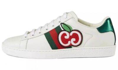 fce77efd0f7a4ff198b5de3c2123aa42 400x240 - GUCCI 古驰 Ace系列 GG苹果 小白鞋 运动鞋 白色 611377 DOPE0 9064