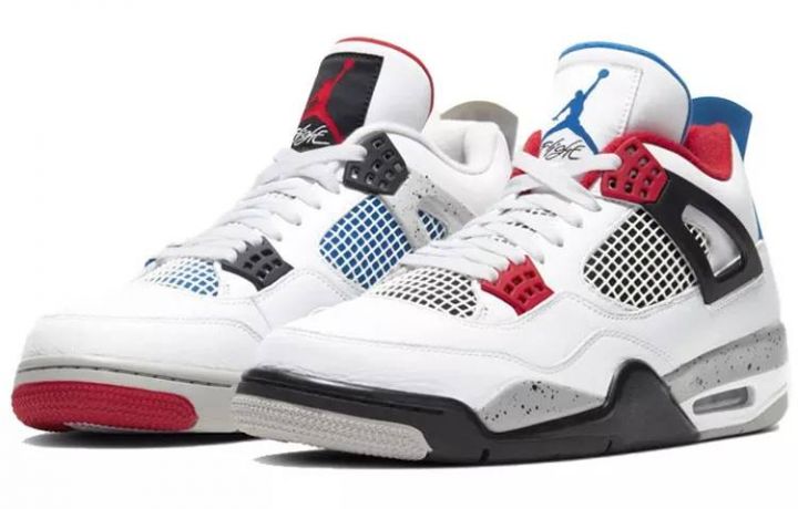 乔丹 Air Jordan 4 Retro SE What the 4 红蓝鸳鸯篮球鞋 CI1184-146-1