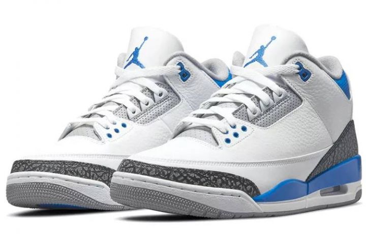 乔丹 Air Jordan 3 “Racer Blue” 赛车蓝 白蓝 CT8532-145