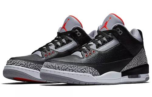 乔丹 Air Jordan 3 Retro Black Cement 黑水泥 854262-001-1