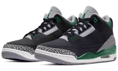 2b7a710d8b554384bd9b0eaecf83c96c 400x240 - 乔丹 Air Jordan 3 "Pine Green" 黑绿 CT8532-030