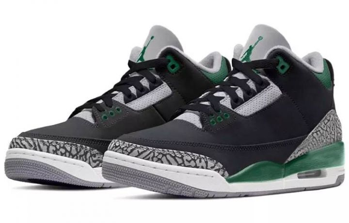 乔丹 Air Jordan 3 “Pine Green” 黑绿 CT8532-030