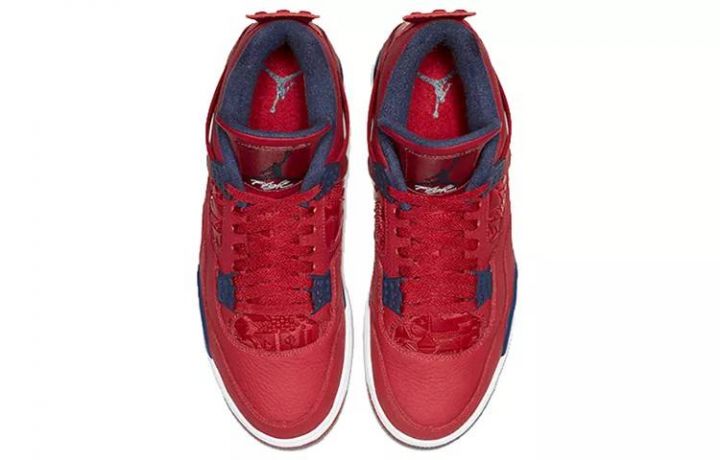 乔丹 Air Jordan 4 SE FIBA Gym Red 篮球世界杯 黑红 CI1184-617-1