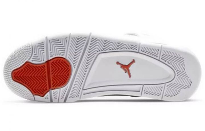 乔丹 Air Jordan 4 Retro “Orange Metallic” 白橙 男女同款 CT8527-118-1