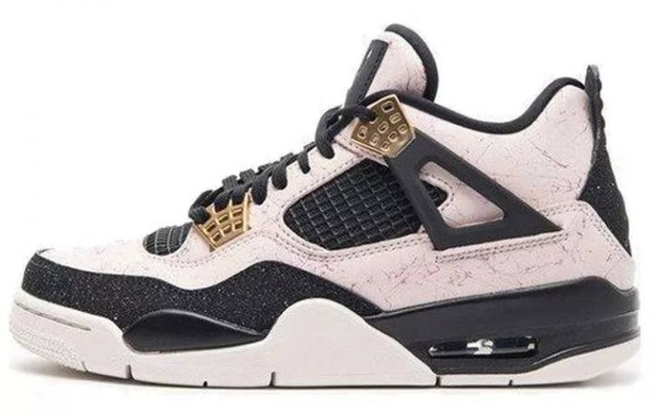 乔丹 Air Jordan 4 Silt Red 黑粉 金扣 大理石纹 篮球鞋 AQ9129-601