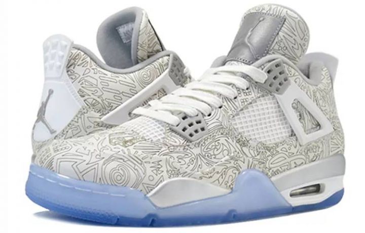 乔丹 Air Jordan 4 Retro 30th Anniversary Laser 镭射 白金 705333-105-1