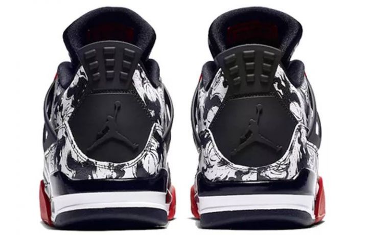 乔丹 Air Jordan 4 “Tattoo”黑白涂鸦 中国元素 BQ0897-006